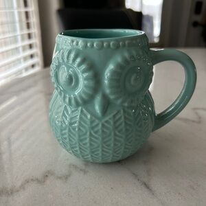 Owl Shaped Teal Mug
